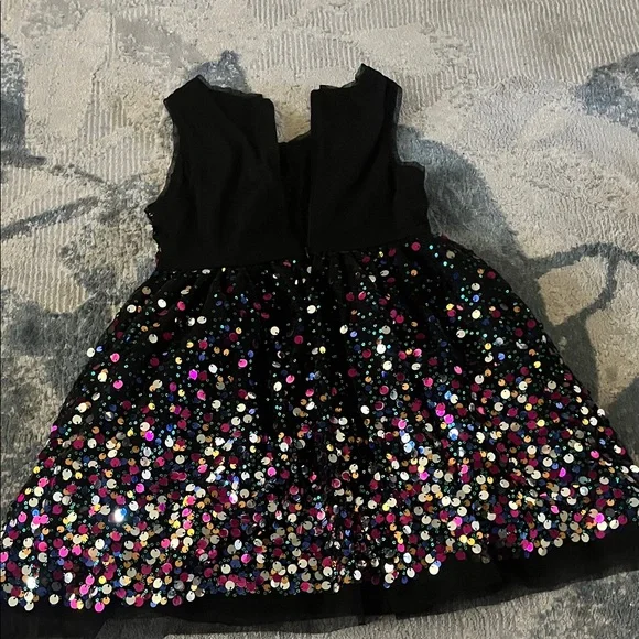 Cat & Jack Multicolor Sequin Kids Formal Dress - Picture 3 of 5